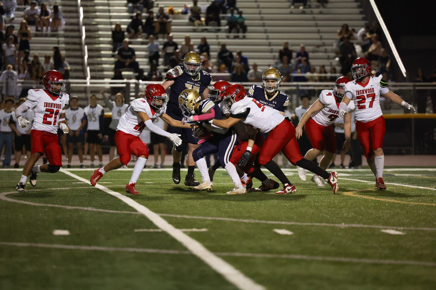 Ironwood with the gang tackle